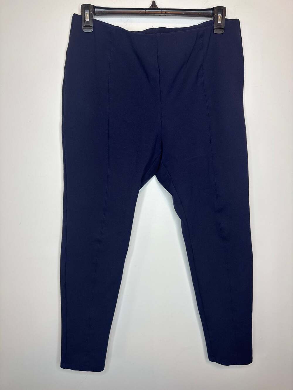 Lilly Pulitzer Mia Leggings Navy Blue Pants Size Extra Large XL Stretch Pull On
